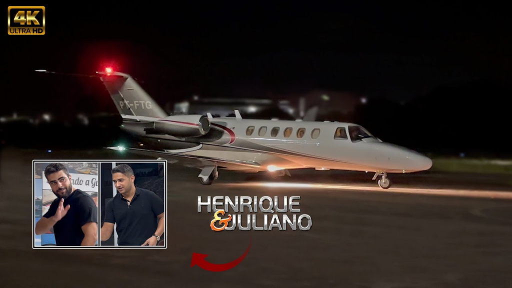 Juliano, da dupla Henrique & Juliano, comemora compra de jato de luxo avaliado em R$ 80 milhões