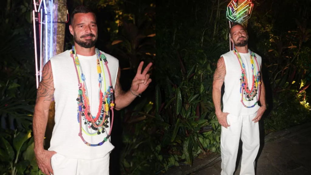 Ricky Martin curte Baile da Arara no Rio de Janeiro e celebra: “Começou o Carnaval!”