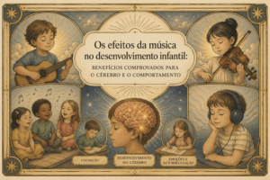 Os efeitos da música no desenvolvimento infantil: benefícios comprovados para o cérebro e o comportamento