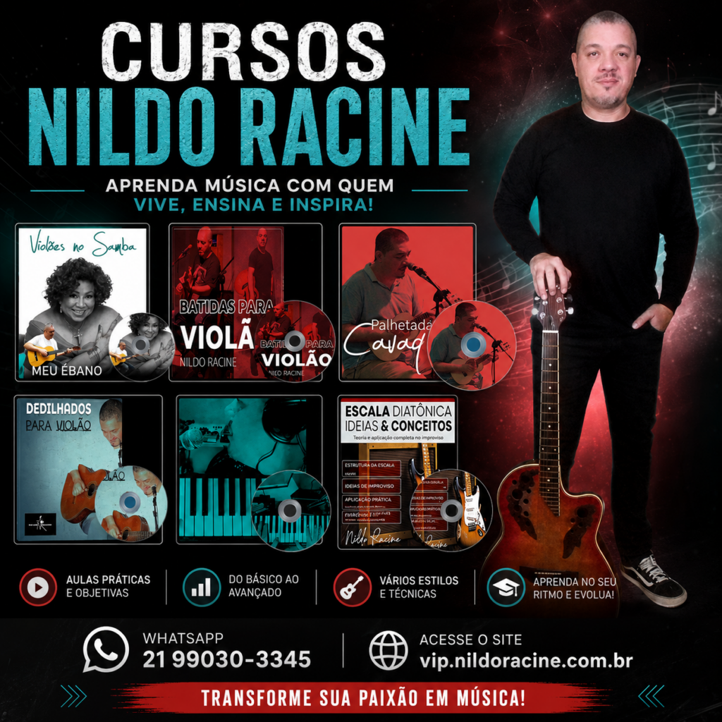 Aula de Guitarra Online com Professor Particular